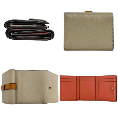 Loewe Trifold Wallet Trifold Wallet Beige Brown