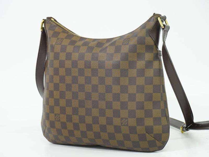 Authentic Louis Vuitton LV Bloomsbury PM Damier Ebène Shoulder Bag Pochette