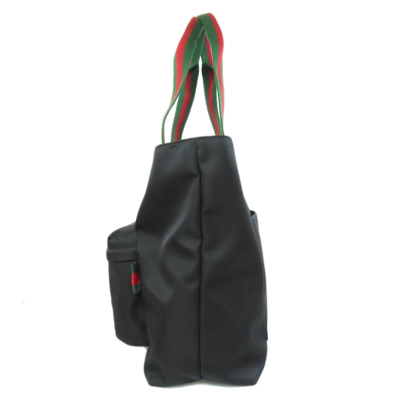 Gucci 802172 Large Tote Sherry Line Tote Bag Nylon Women