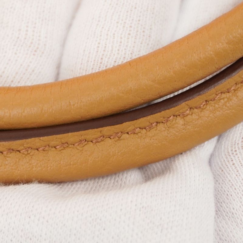 Hermes Tote Garden Party TPM Toile Officier Negonda Orange Biscuit Silver