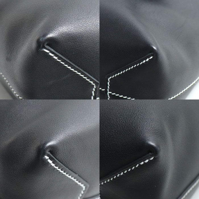 Hermes Cabas Serie 31 Tote Bag Black Ladies Pre-owned Stamped B