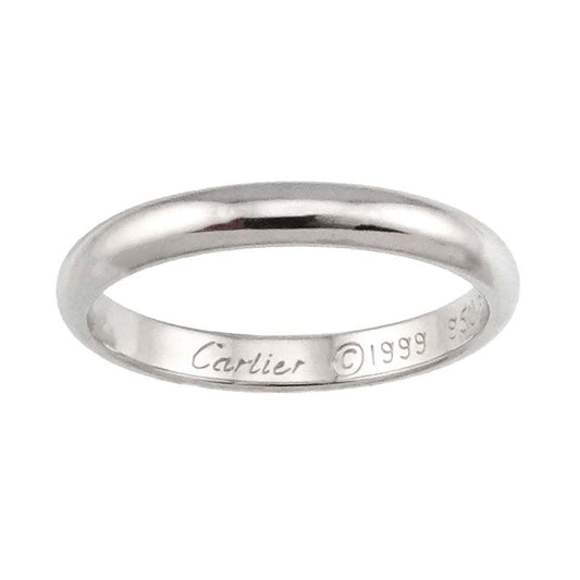 Cartier 1895 Classic #47 Ring Pt Width 25mm (010in) Platinum Ring Classic Ring