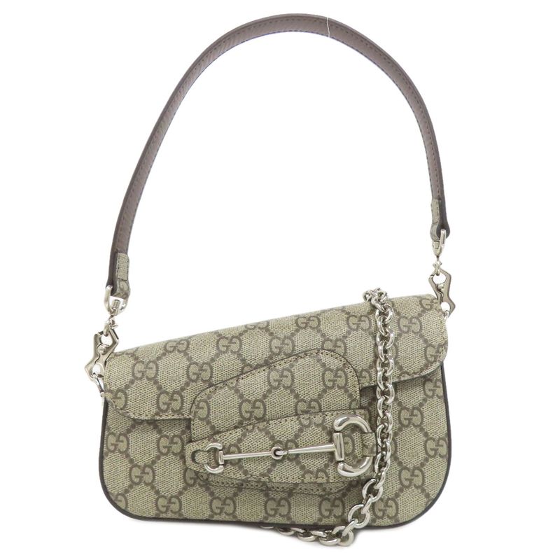 Gucci 774209 Horsebit 2WAY Handbag PVC Ladies