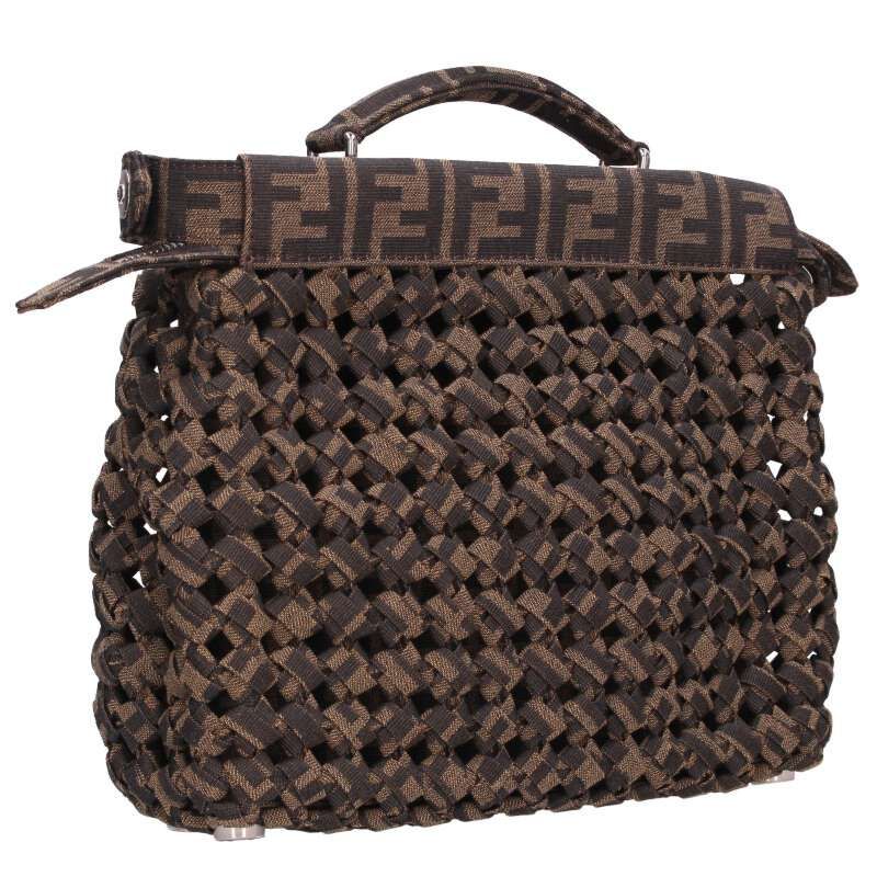 Fendi 7va530 Icy You Mini Zucca Pattern Handbag Men's