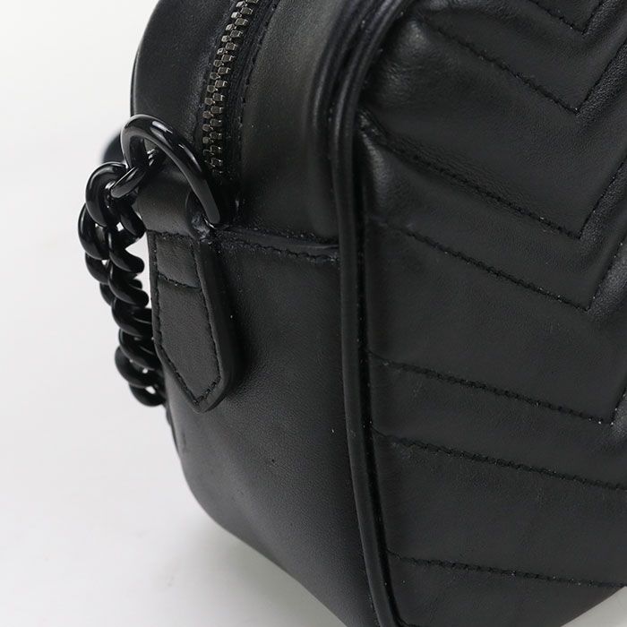 Gucci Small Camera Bag GG Marmont 447632 Crossbody Shoulder Bag Leather Women