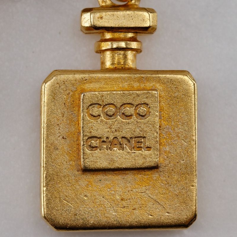 Chanel Icon Charm Vintage Coco Mark Gold Plated 96P Ladies 74.2g Brooch