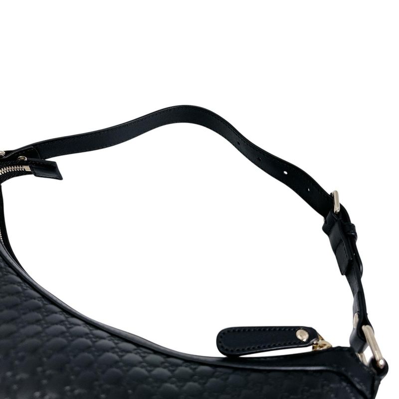 Gucci 449732 Guccissima One Shoulder Bag Micro Shoulder Bag Gucci Black