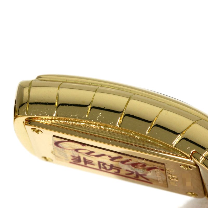 Cartier Panthère Lacarda Bangle Watch 18K Yellow Gold Ladies