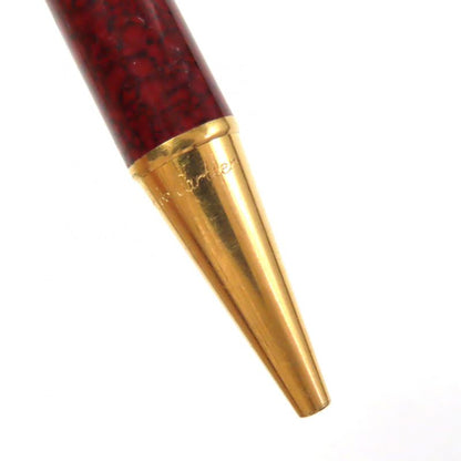  Cartier Trinity Marble Pattern Logo Engraved Twist Ballpoint Pen