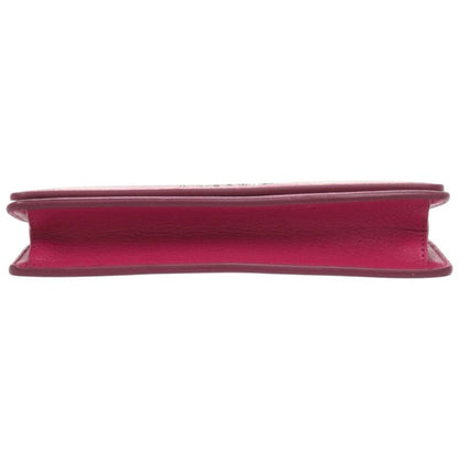 Balenciaga Pandora Chain Wallet Leather Magenta Long Wallet 1049 Balenciaga