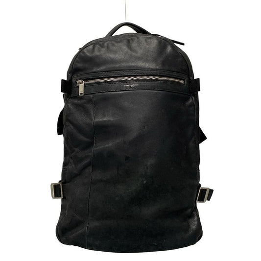 Saint Laurent Paris Backpack Sac - 649765 Black Leather