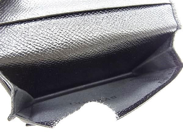 Bvlgari Leather Card Case Card Holder Business Card Holder Men's Black