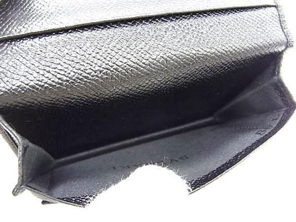 Bvlgari Leather Card Case Card Holder Business Card Holder Men's Black