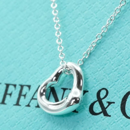 11mm (0.43in) Tiffany & Co Open Heart Necklace XS 24-5748s