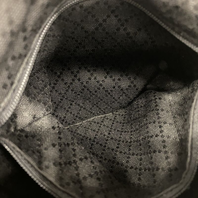 Gucci Handbag Bamboo 000 2058 0509 5 Nylon Black Silver Hardware 2way Bag Ladies