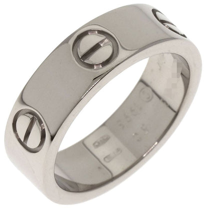 Cartier Love Ring #50 Ring - 18K White Gold Ladies