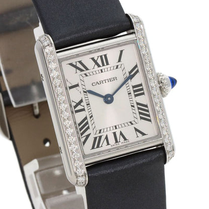 Cartier W4ta0016 Tank Mast De Cartier SM Wristwatch SS Leather Ladies