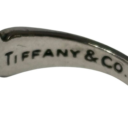 Tiffany & Co 750 925 Open Heart Ribbon Ring Open Heart Ribbon Ring Size 9