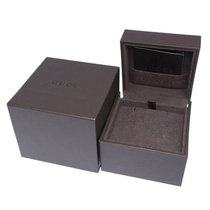 Gucci Icon GG Logo Hoop Earrings 18K White Gold 750 White Gold Earring Accessori