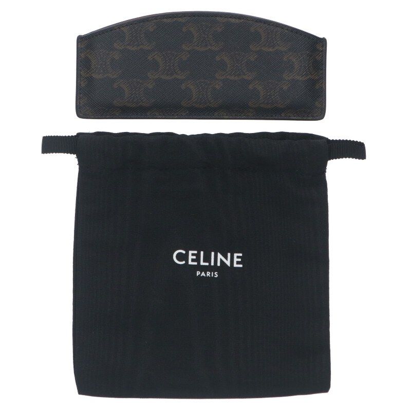Celine Triomphe Hair Comb With Case Men's