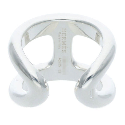 Hermes Osmose GM Osmose GM Silver Ring Men's 53 13