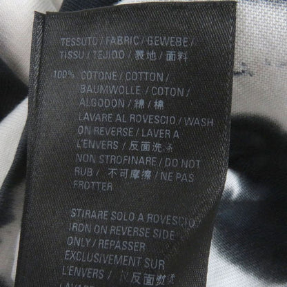 Balenciaga 684155 Tie-dye Pattern Crack Logo Print Oversized Short Sleeve