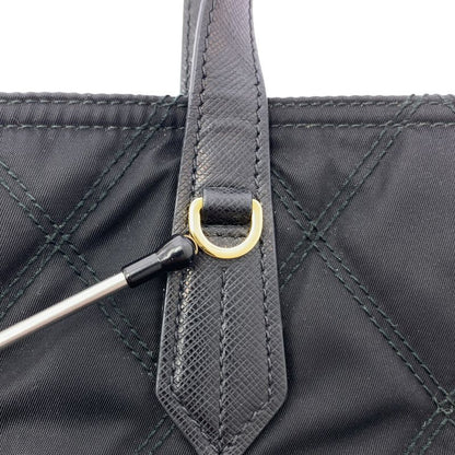 Prada - Nylon Quilted Tote Bag - Black - Women