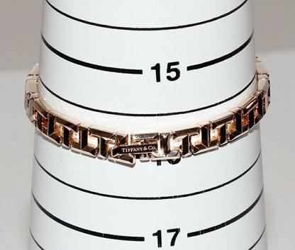 Tiffany & Co Bracelet 18K Pink Gold T True Narrow Bracelet Medium