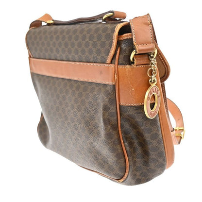 Celine Shoulder Bag Macadam Circle Charm Pvcleather 67kb003