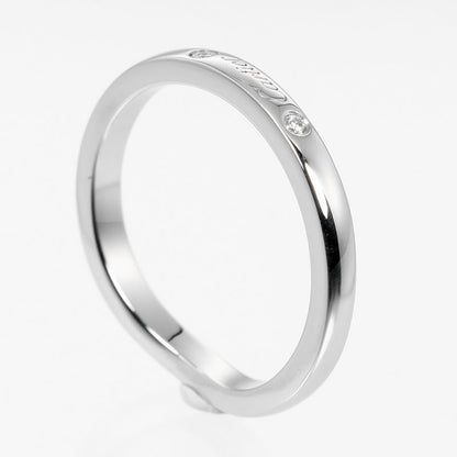 Cartier Ballerina Curve Pt950platinum X 3P Diamonds Size 7 Ladies' 3g Ring