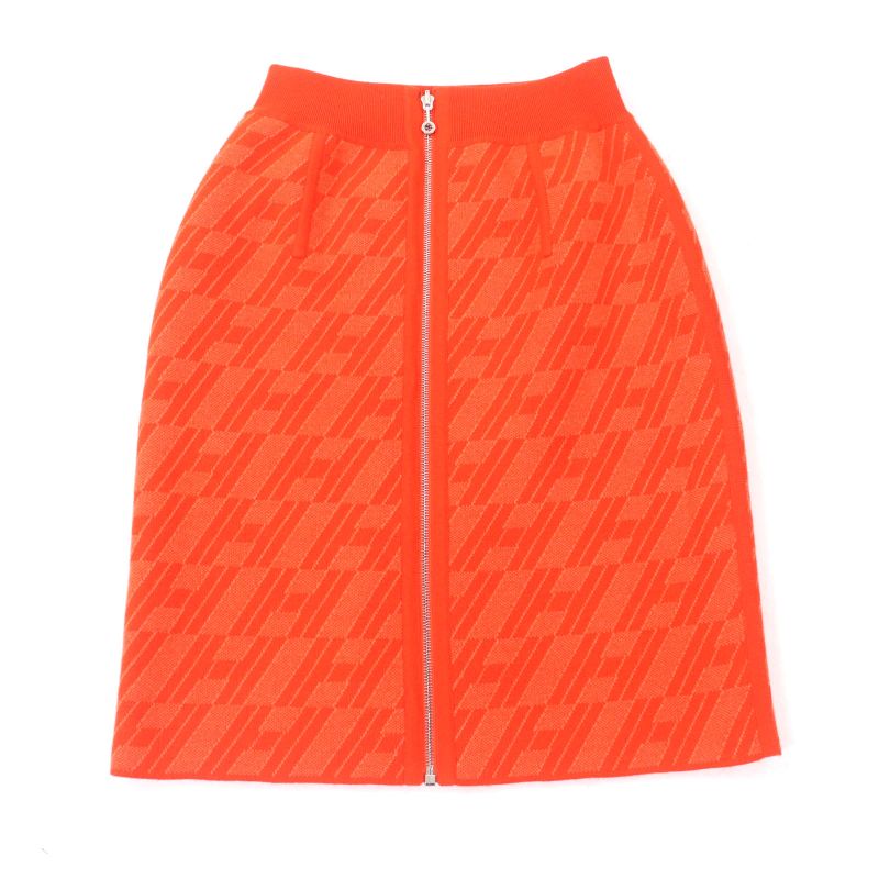 Hermes 23AW 3h2300d2 Cashmere Blend Silver Hardware Reversible Bias H Pattern/no