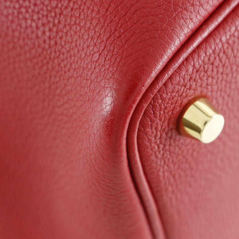 Hermes Picotin Lock 18 PM X Taurillon Maurice Red/gold Hardware C Ladies Handbag