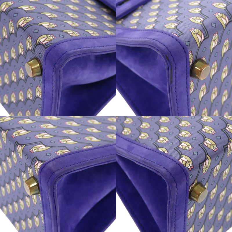 Hermes Kelly 20 Owl Outer Stitch Dobris Silk Blue Gold Hardware 00T Engraved