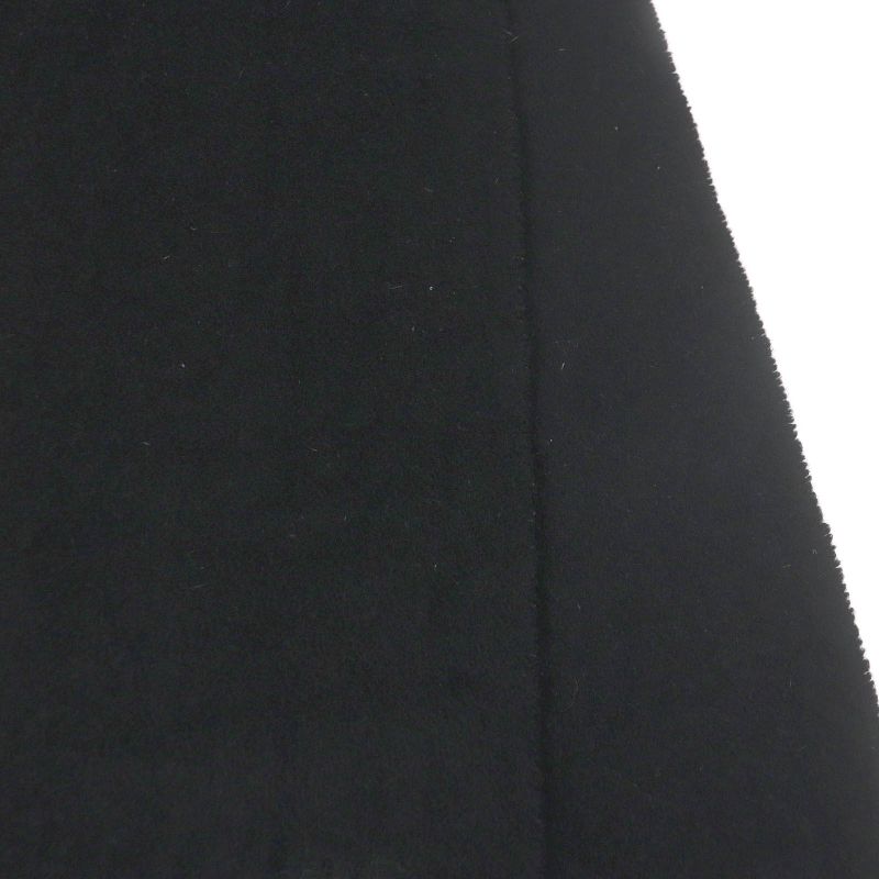 Hermes 100% Cashmere Logo Embroidery Fringe Scarf Stole Shawl