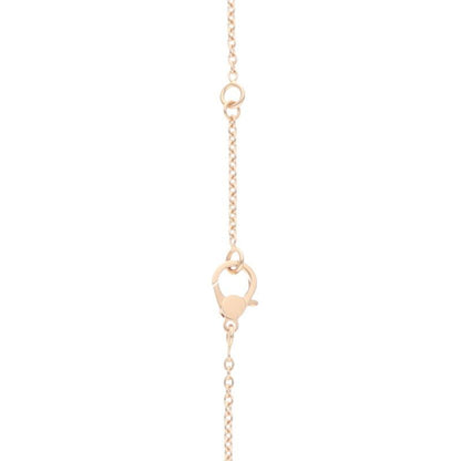 Hermes Finesse 18K Pink Gold Diamond Necklace Ladies