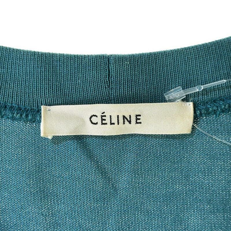 Celine Phoebe Period Cotton Knit T-Shirt 2 0df5 292b Blue 34
