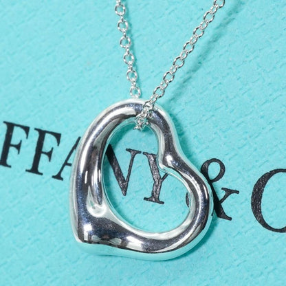 16mm (0.63in) Tiffany & Co Open Heart Necklace Size S 25-311