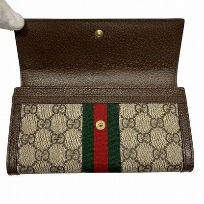 Gucci Sherry Line Ophidia GG Continental 523153 Long Wallet Bifold Wallet Women