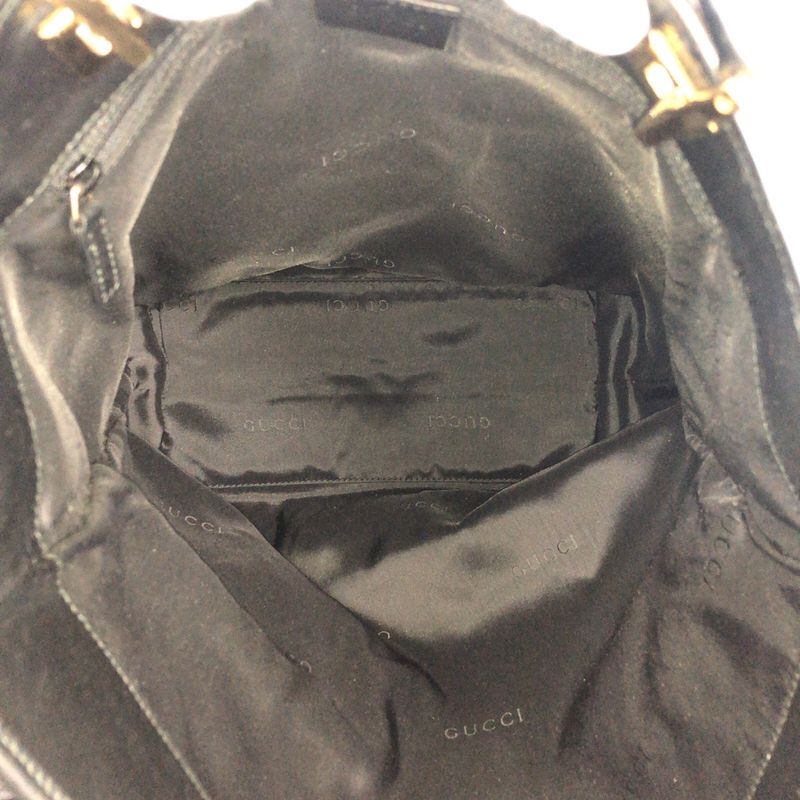 Gucci Black Gold Hardware GG Canvas 002 1098 Tote Bag Shoulder Bag Women 504831