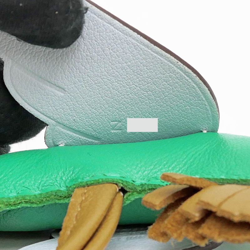 Hermes Pegasus PM Mint Blue-plume Sesame Anyo-milo Z Engraved Bag Charm