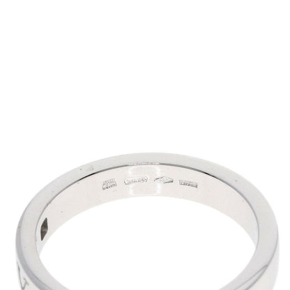 Bvlgari Bulgari Double Logo 1P Diamond Ring And Ring 18K White Gold Ladies