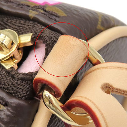Louis Vuitton Handbag Lv×tm Papillon MM Monogram Canvas Sakura Brown Gold