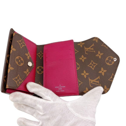 Louis Vuitton M60494 Monogram Portefeuille Marillet Compact Trifold Wallet With