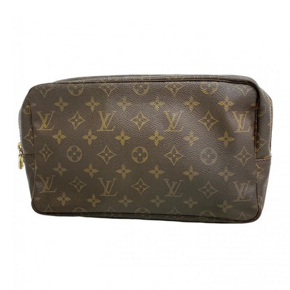 Louis Vuitton Pouch Monogram Trousse Toilette 28 M47522 Brown Women's