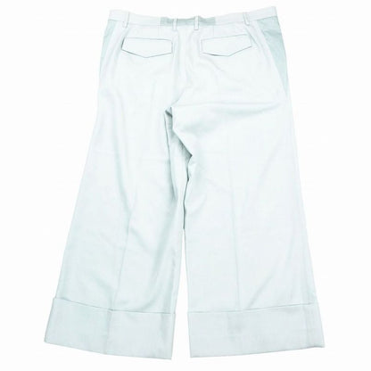 Louis Vuitton Workwear Cuff Wool Pants Rm232 Ey2 Hpp62w Men's XXL Light Blue