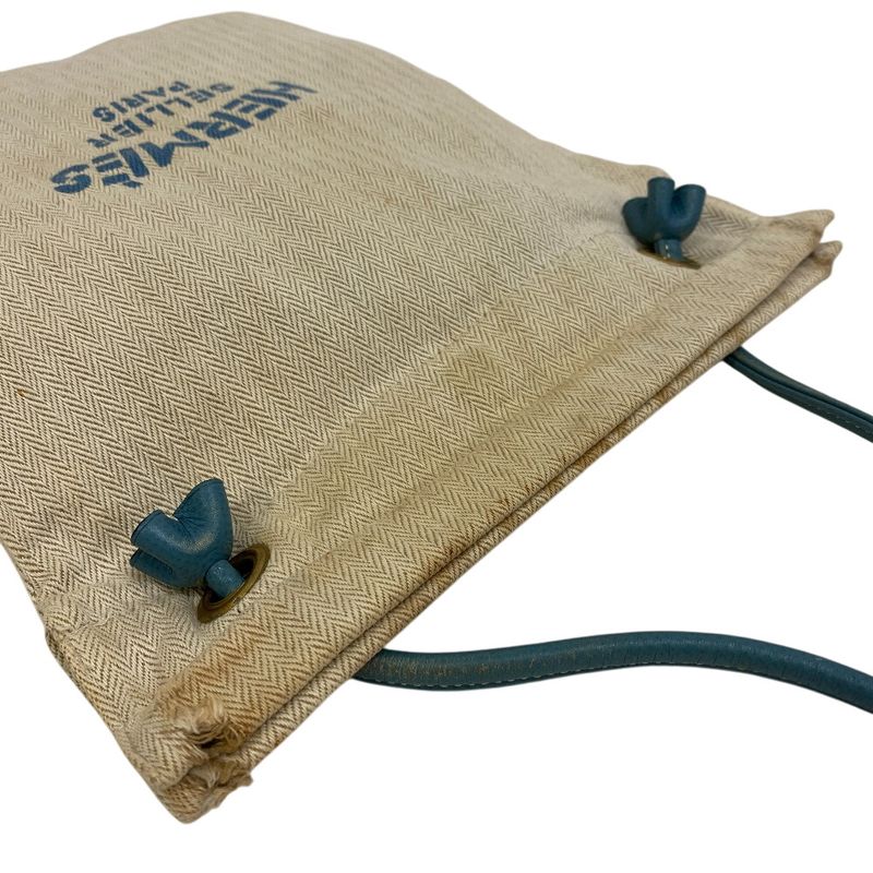 Hermes Aline PM Toile Shoulder Bag Oblique Shoulder Brand Ladies Blue Ladies