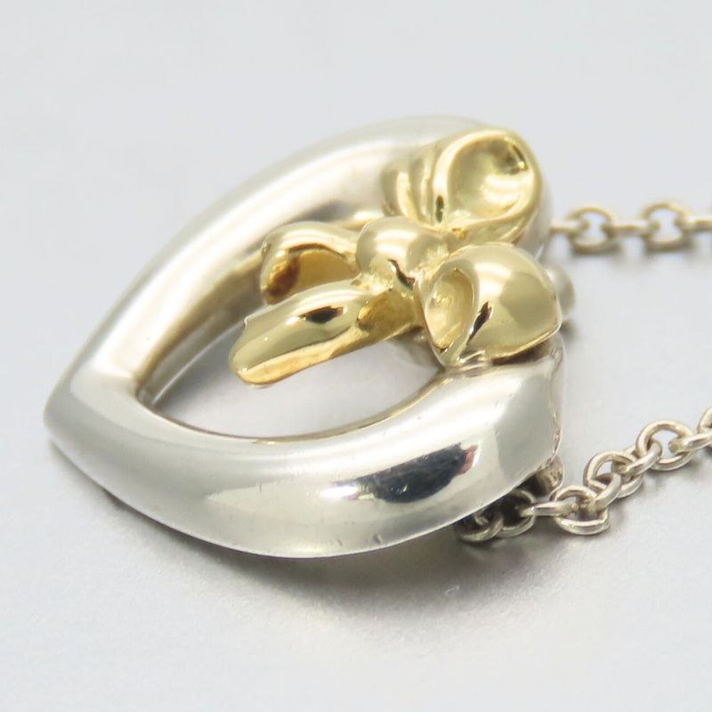Tiffany & Co Necklace Silver 925 18K Yellow Gold Approx 2.9g Silver Yellow Gold