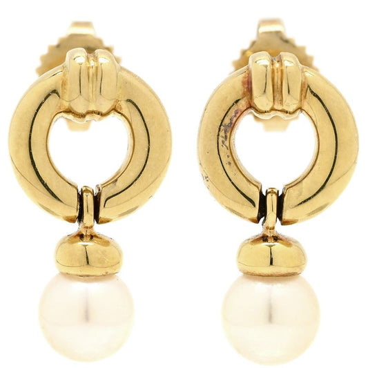 Tiffany & Co Tiffany & Co Earrings Pearl Earrings 18k Yellow Gold Pearl White X