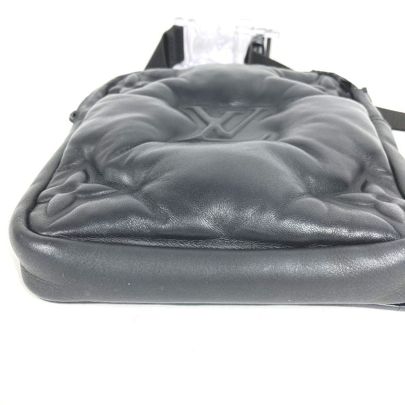 Louis Vuitton Shoulder Bag Asymmetrical Sling Bag M68773 Leather Black