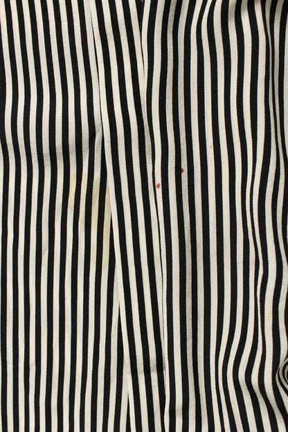 Saint Laurent Paris 680495 Y2e11 Striped Silk Long Sleeve Shirt Men 38